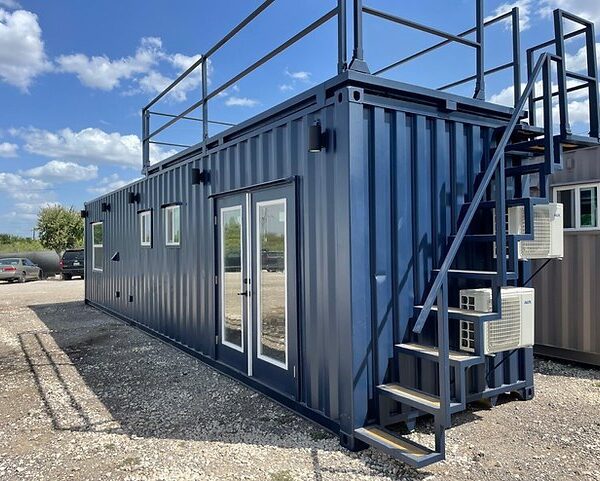Maison conteneur de 40 pieds - prête à être expédiée