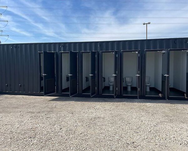 conteneur Toilettes divisé de 40 pieds